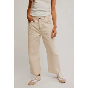 Free People NWT Deep Trance Mid Rise Dropped Boyfriend jeans
